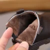 Autumn Winter Baby Boots Little Kids Warm Fur Shoes Toddler Boy Girl Soft PU Leathe Ankle Boots For Baby White, Black, Brown - Image 2