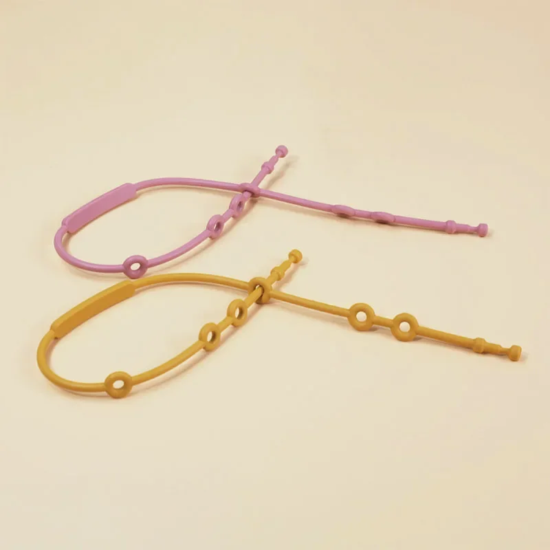 New Silicone Toy Safety Straps Newborn Teething Soother Chew Dummy Chains Adjustable Baby Pacifier Clip Teether Straps - Image 5