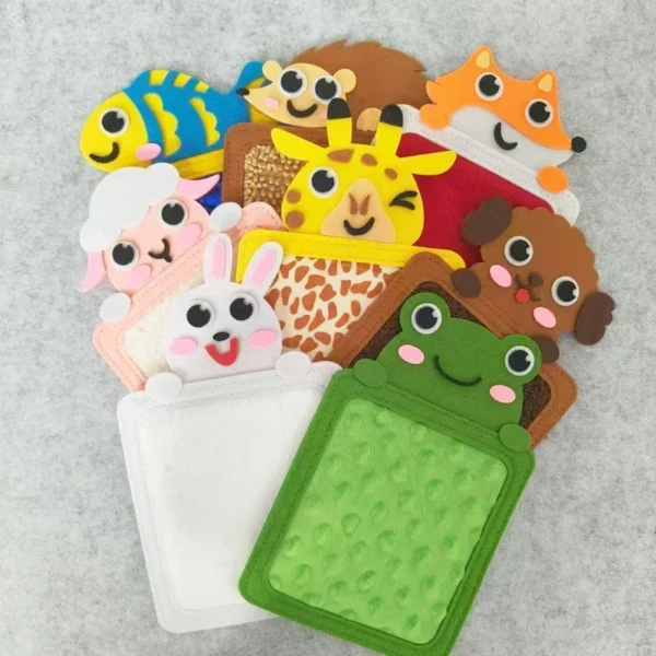 Felt Sensory Mats for Autistic Children Cartoon Animal Cognition Tiles Textured Pads Developmental Preschool Education Toys - Image 2