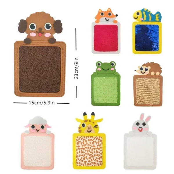 Felt Sensory Mats for Autistic Children Cartoon Animal Cognition Tiles Textured Pads Developmental Preschool Education Toys - Image 5