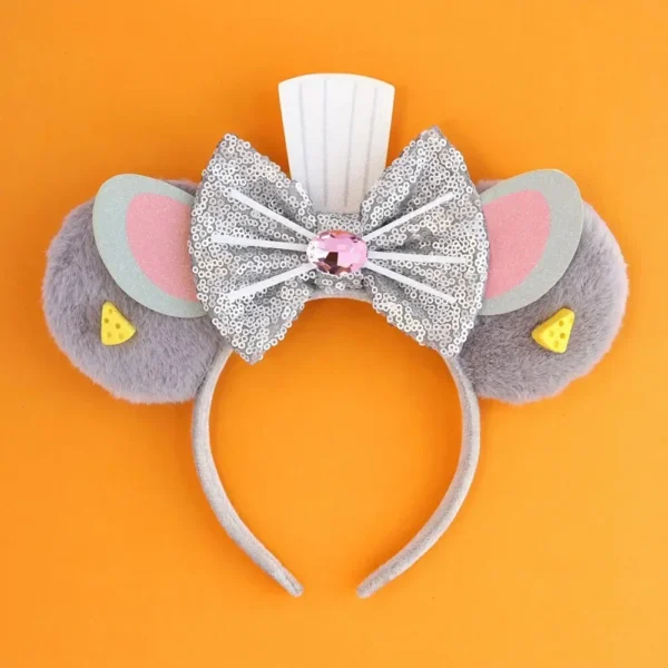 Cartoon Disney Ratatouille Remy Ear Headband for Adults Mickey Mouse Hairbands Women Girls Holiday Hair Accessories Kids Gifts - Image 4