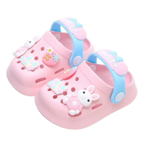 2023 Summer Baby Girl Sandals Cute Cartoon Slippers Newborn Infant Indoor Bath Anti-slip Shoes Baby Boy Beach Sandals - Image 5