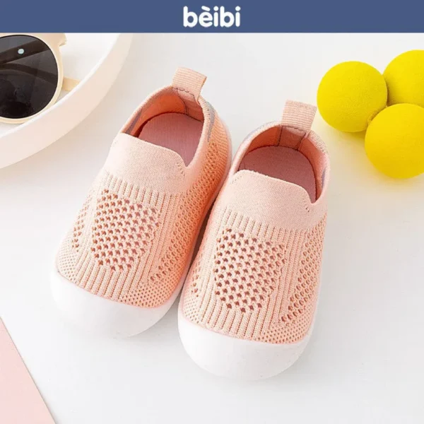 Baby Spring/Summer Soft Sole Socks Shoes Mesh Unisex Baby Anti Slip Floor Socks Children's 0-3T Lightweight Soft Walking Shoes - Image 3