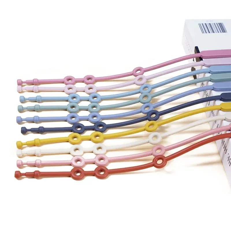 New Silicone Toy Safety Straps Newborn Teething Soother Chew Dummy Chains Adjustable Baby Pacifier Clip Teether Straps - Image 9