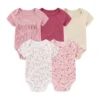 5 Pcs/Lot Four Seasons Fashion Cartoon Short Sleeve Baby Boy Girl Bodysuits Soft Newborn Onesies Clothes - Image 5