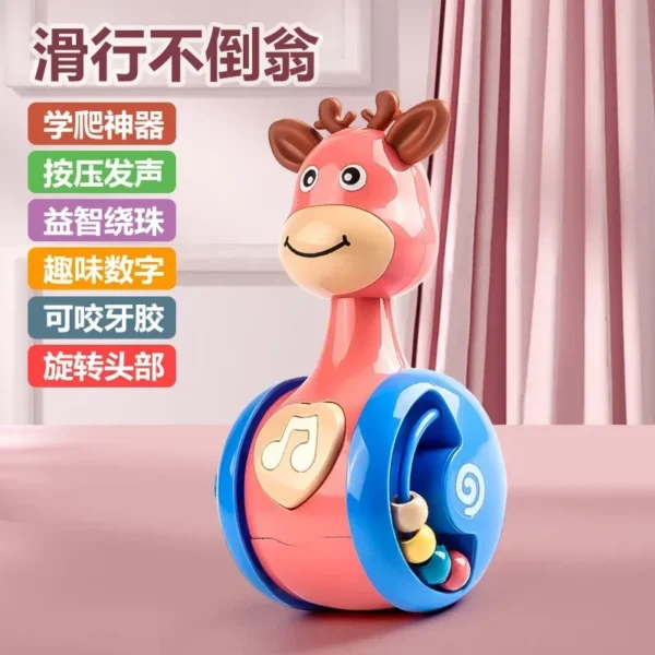 Tumbler Wobbler Toys for Infant Boy Girl - Perfect for Learning To Climb & Early Education! Roly Poly Baby Toys 6 To 12 Months - Image 6