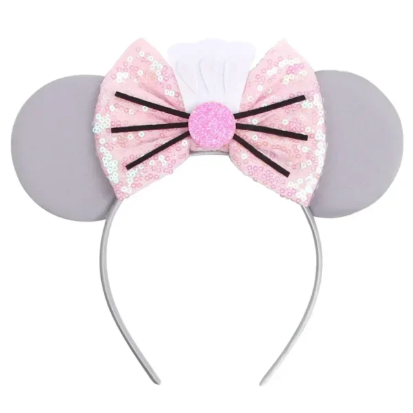 Cartoon Disney Ratatouille Remy Ear Headband for Adults Mickey Mouse Hairbands Women Girls Holiday Hair Accessories Kids Gifts - Image 3