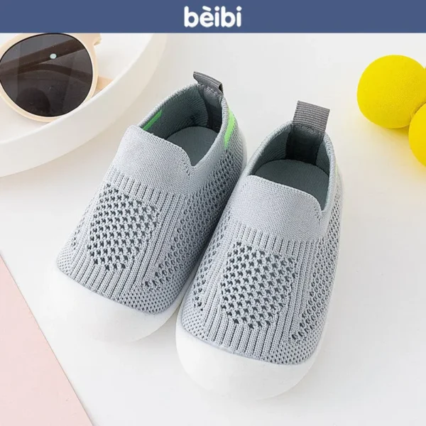 Baby Spring/Summer Soft Sole Socks Shoes Mesh Unisex Baby Anti Slip Floor Socks Children's 0-3T Lightweight Soft Walking Shoes - Image 4